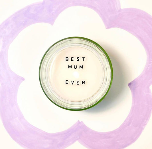 A Mother’s Glow – The Custom Message Candle for Mom