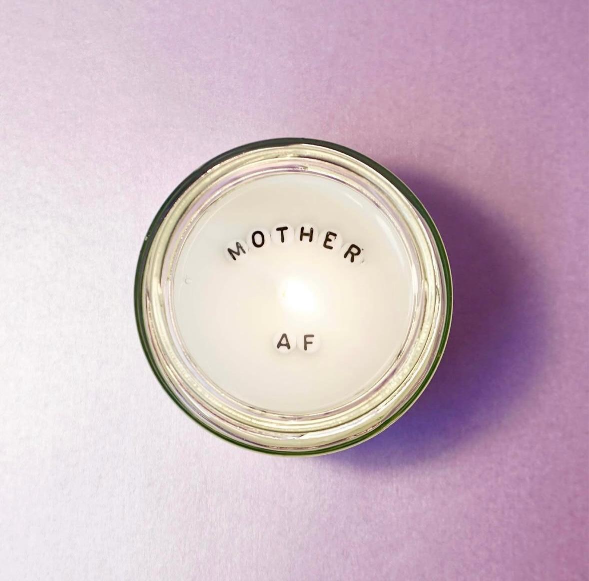 A Mother’s Glow – The Custom Message Candle for Mom