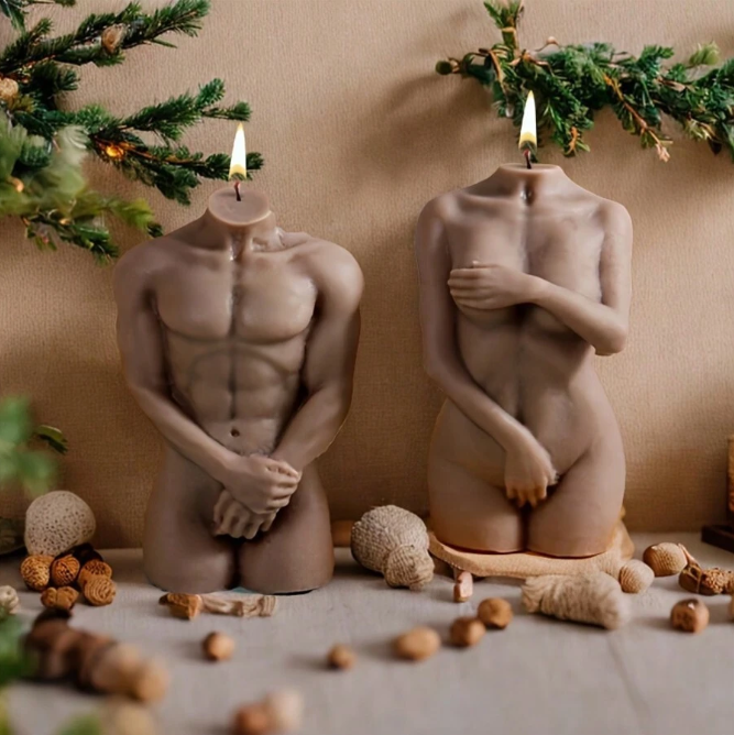 Naked Flame – The Sculpted Body Candle