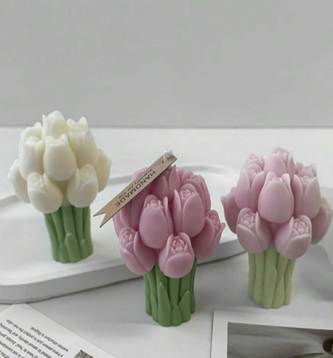 Tulip Bloom Scented Candle