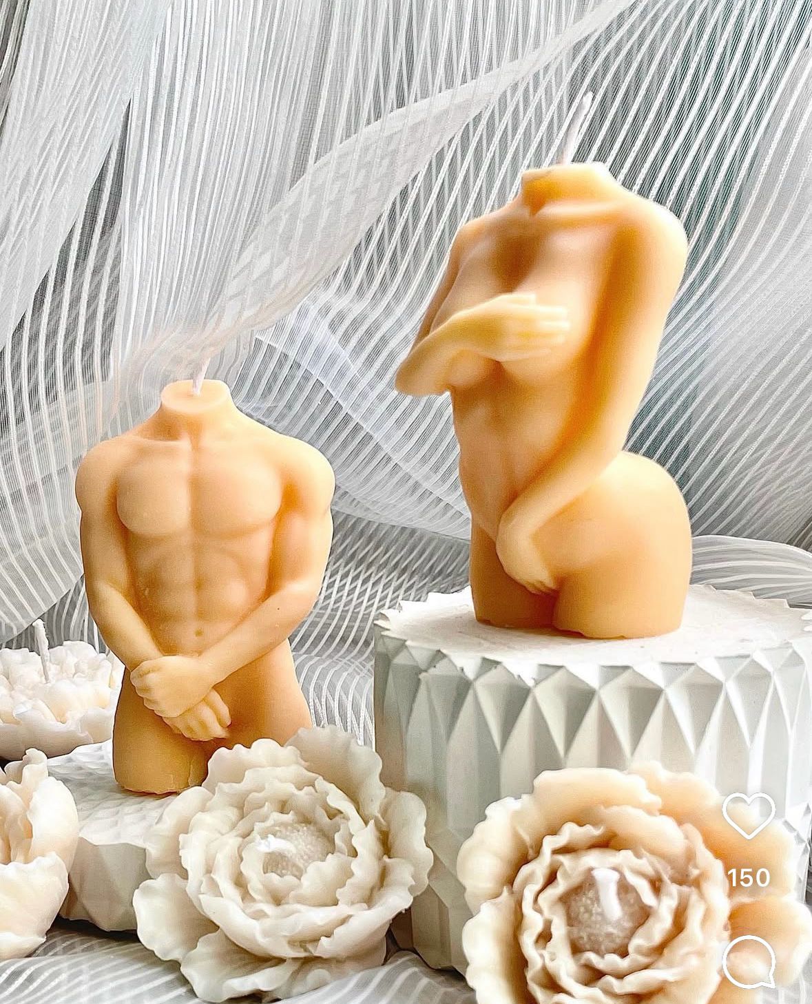 Naked Flame – The Sculpted Body Candle