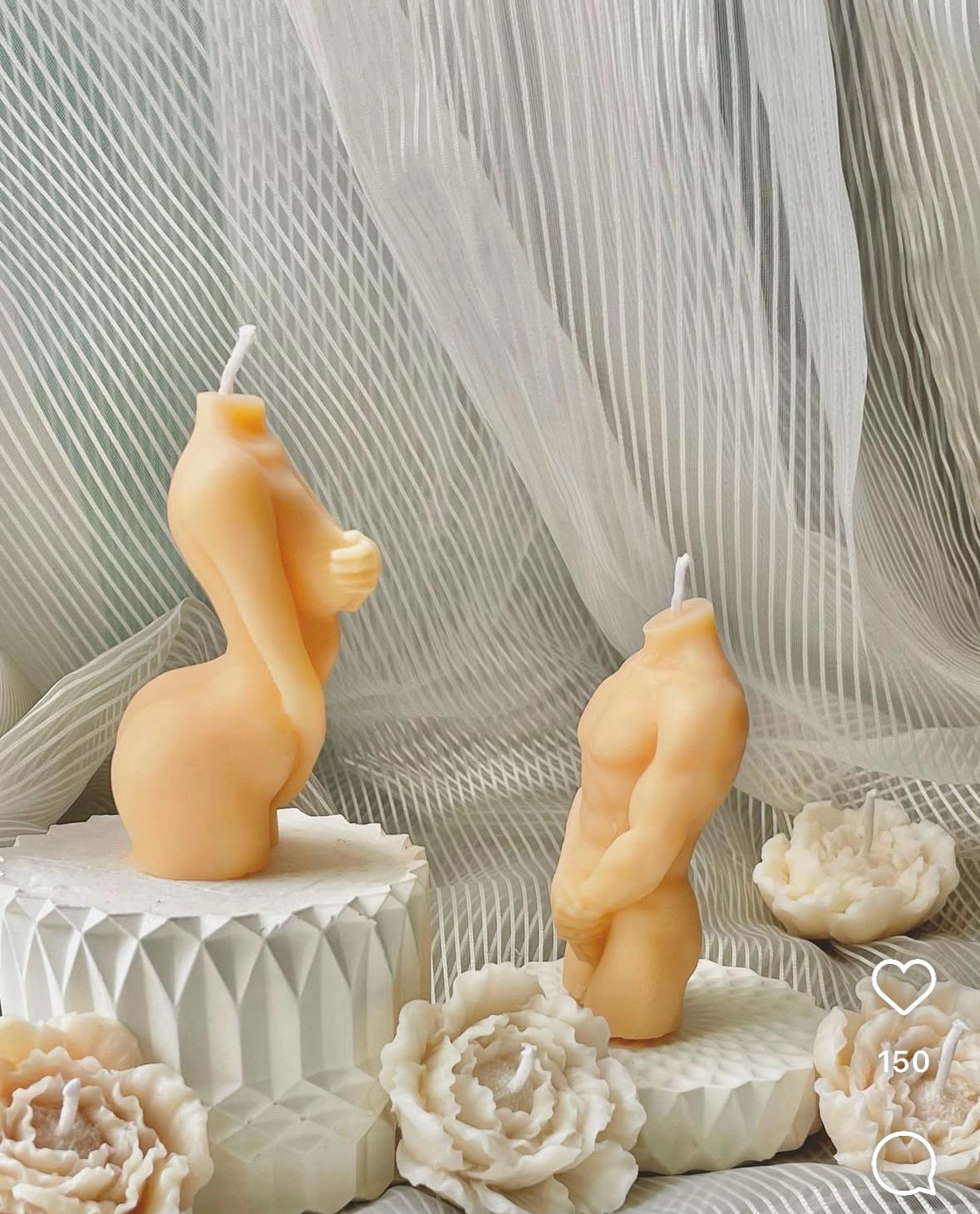 Naked Flame – The Sculpted Body Candle