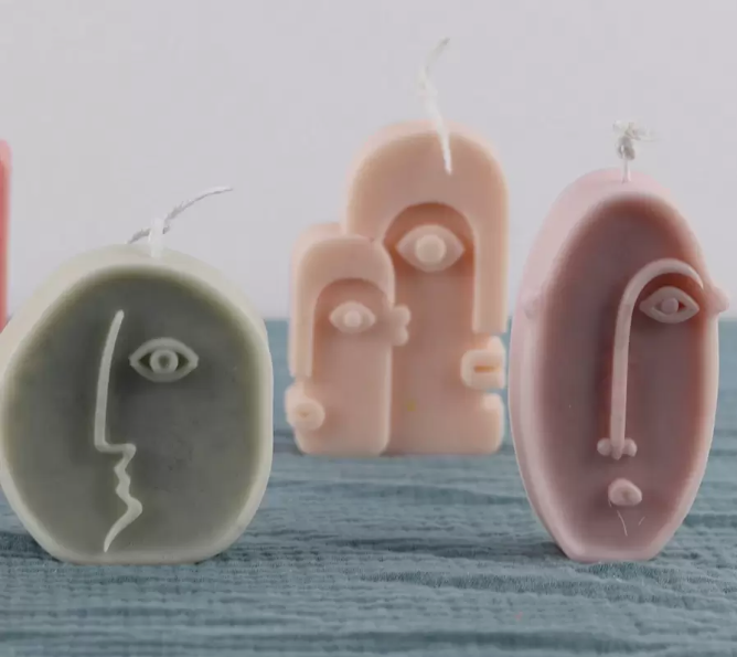Nordic Whispers – Abstract Scandinavian Candles