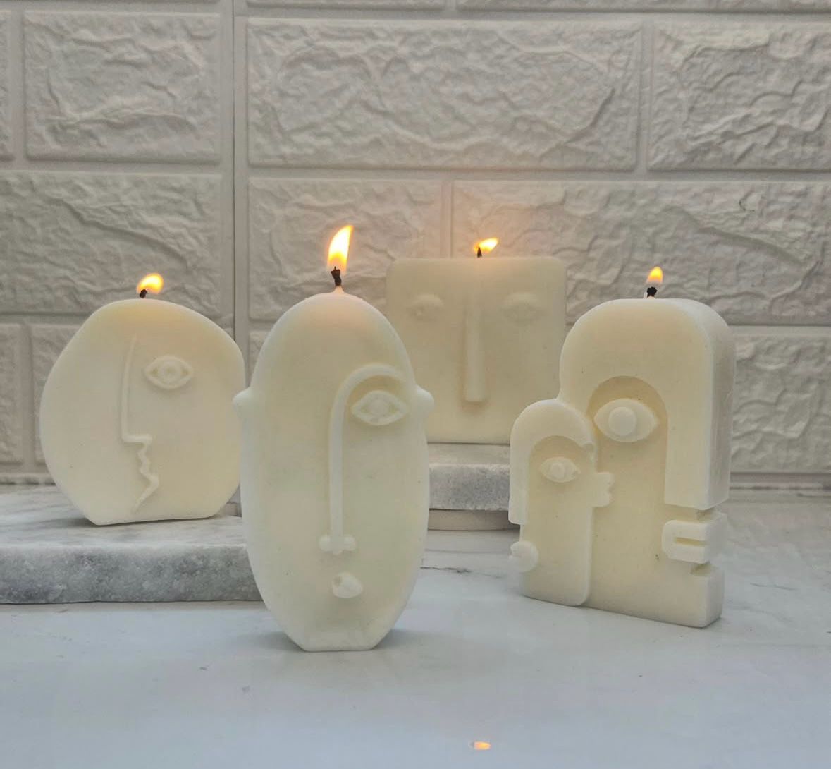 Nordic Whispers – Abstract Scandinavian Candles