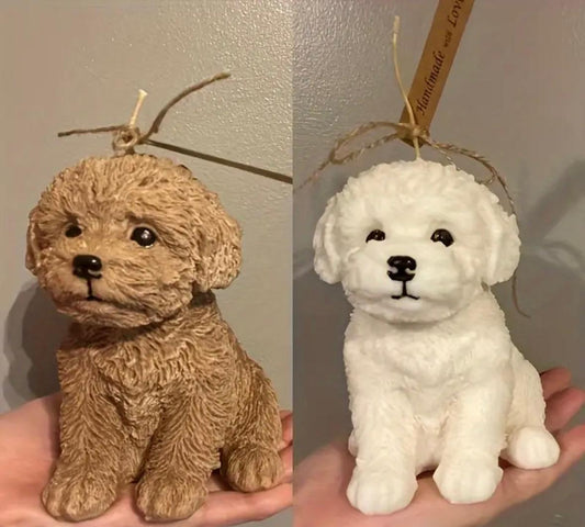Puppy Love – Handcrafted Dog-Shaped Candle